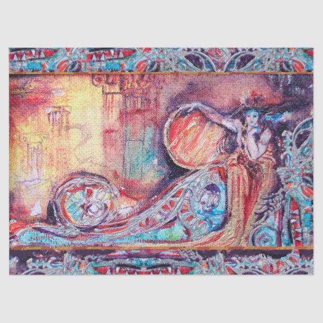 QUEEN OF ARCADIA Fantasy Tissue Paper (Front)