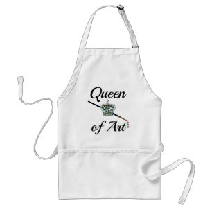 "Queen of Art” Adult Apron