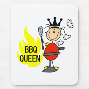 Queen of Barbequeing Mouse Mat