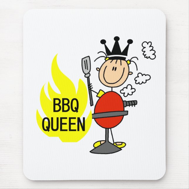 Queen of Barbequeing Mouse Mat (Front)