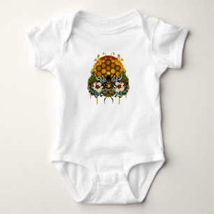 Queen Of Bees Baby Bodysuit