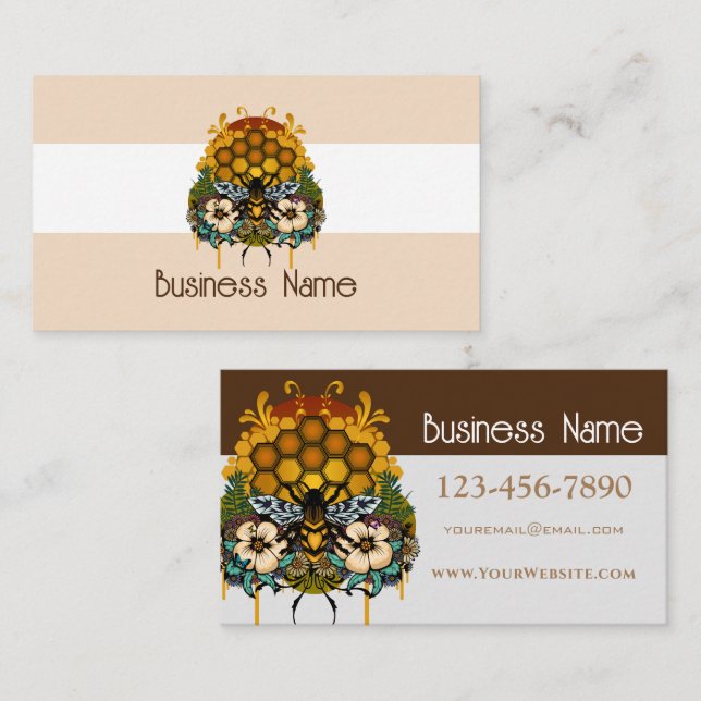 Queen Of Bees Business Card (Front/Back)
