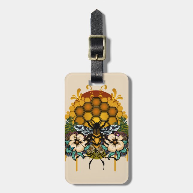Queen Of Bees Luggage Tag (Front Vertical)