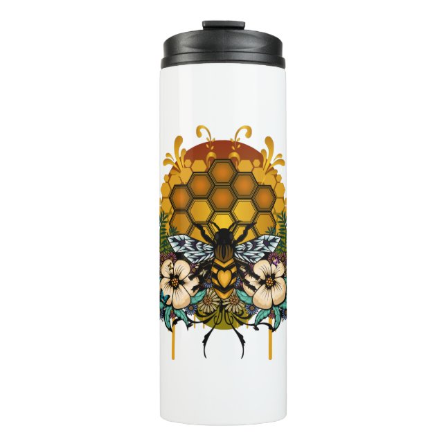 Queen Of Bees Thermal Tumbler (Front)