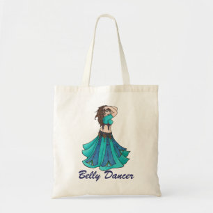 Queen of Beledi Belly Dancer Tote Bag