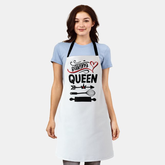 Queen of Bread Kitchen Apron (Worn)