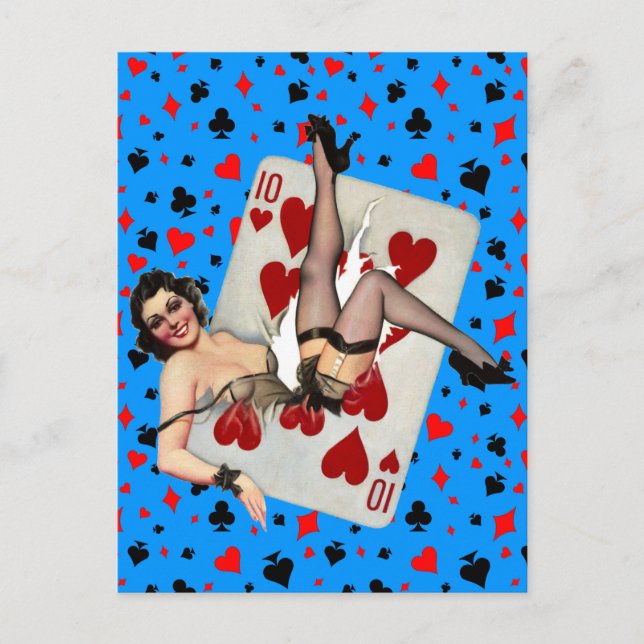 Queen of Broken Hearts Postcard (Front)