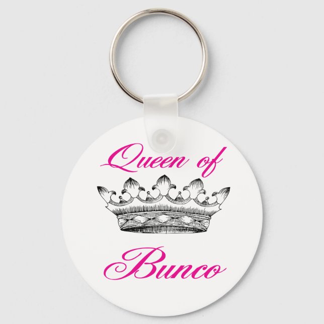 queen of bunco key ring (Front)