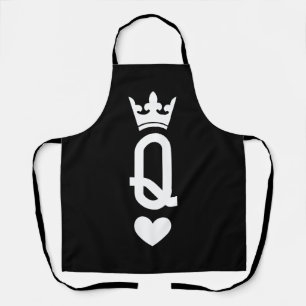 Queen of cards apron