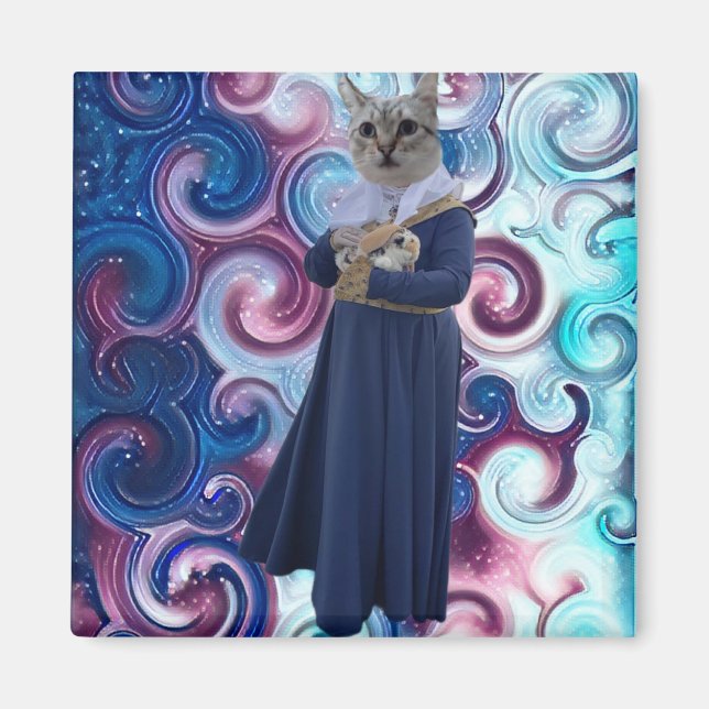 Queen of Cats Magnet (Front)