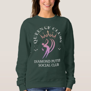 QUEEN OF CLUBS Women's Golf Customisable Sweatshirt