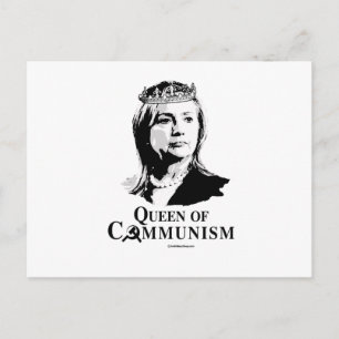 Queen of Communism Postcard