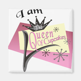 Queen Of Cupcakes Magnet