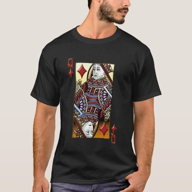 Queen of Diamonds Luxury Colour Edition T-Shirt (Front)