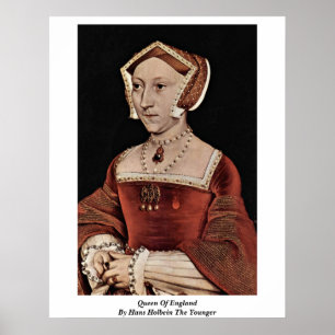 Queen Of England By Hans Holbein The Younger Poster