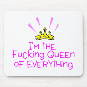 Queen of Everything Crown Mouse Mat