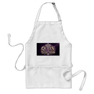 Queen Of Everything Crown Standard Apron