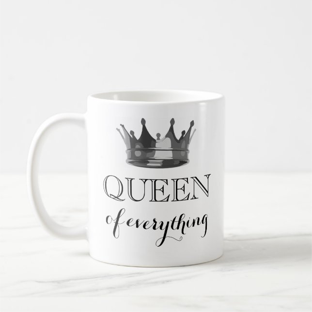 Queen of Everything ⎥ Personalised Mug (Left)