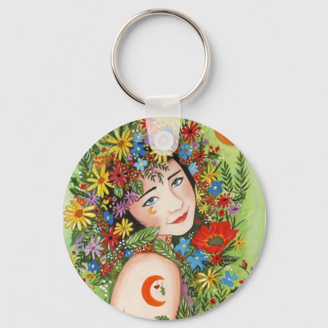 Queen of Fairies Keychain (Front)