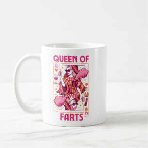 Queen Of Farts Royal Flatulence Humor Fart Coffee Mug