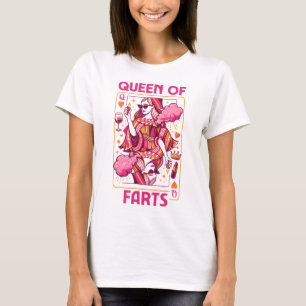 Queen Of Farts Royal Flatulence Humor Fart T-Shirt
