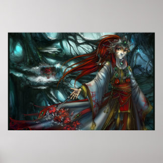 Queen of flower poster