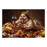 “Queen of Gluttonous Decay” Colourful Portrait