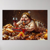 “Queen of Gluttonous Decay” Colourful Portrait