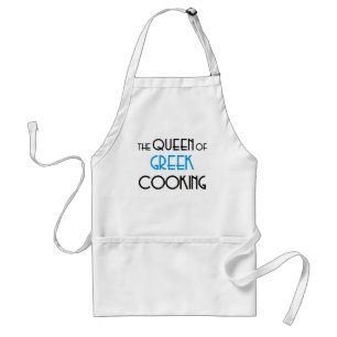 Queen of Greek cooking Standard Apron