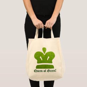 Queen Of Green Bag! Tote Bag