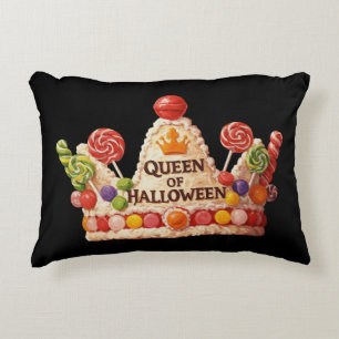 Queen of Halloween Candy Cake Decorative Cushion