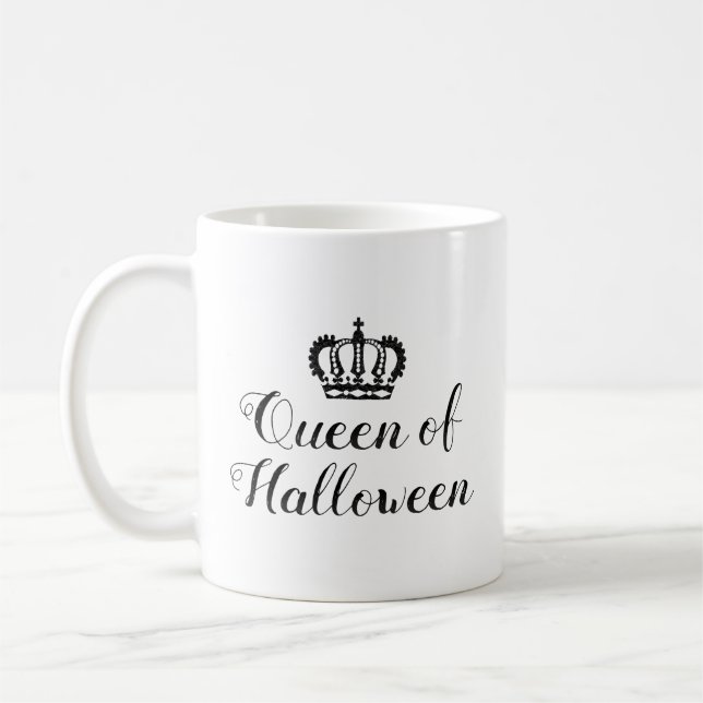 Queen of Halloween Coffee Mug (Left)