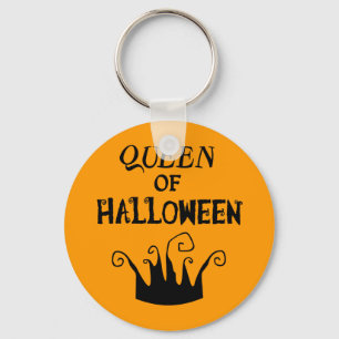 Queen of Halloween Key Ring