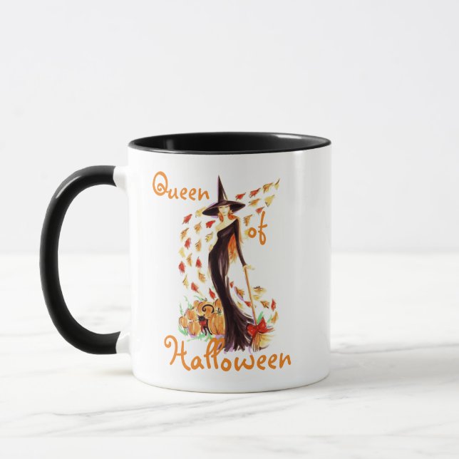 Queen of Halloween Mug (Left)