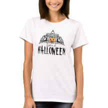 Queen of Halloween- Shirt White
