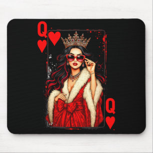 Queen Of Heart Playing Card Love Valentine Outfit  Mouse Mat
