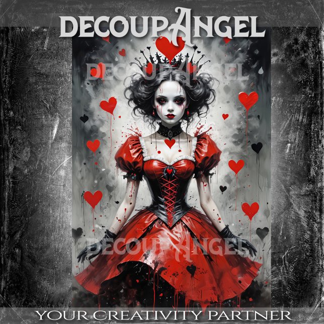 Queen of Hearts #2 -Decoupage- Tissue Paper (Creator Uploaded)