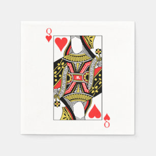 Queen of Hearts - Add Your Image Napkin