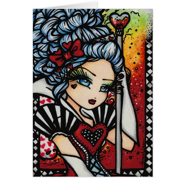 Queen of Hearts Alice Wonderland Fantasy (Front)
