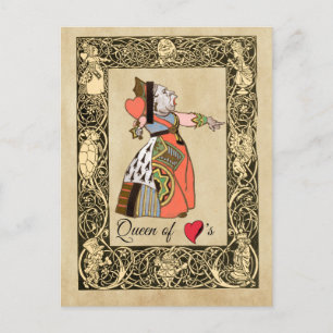 Queen of Hearts , Alice's Adventures in Wonderland Postcard
