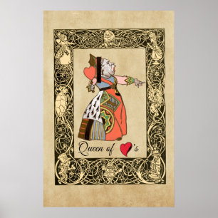 Queen of Hearts , Alice's Adventures in Wonderland Poster
