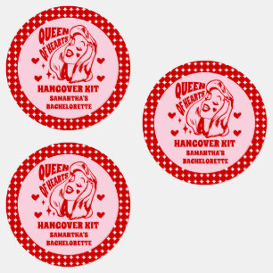 Queen of Hearts Bachelorette Party Hangover Kit