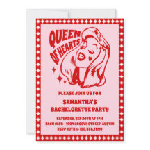 Queen of Hearts Bachelorette Party