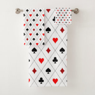 Queen of Hearts Bath Towel Set