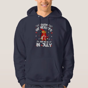 Queen Of Hearts Birthday Gnome For Poker Legend Hoodie