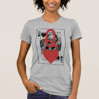 Queen of Hearts: Bold Red Heart Overlay