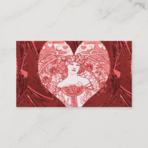 Queen of Hearts Business Card