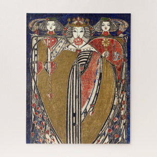 Queen of Hearts by Margaret Macdonald Mackintosh Jigsaw Puzzle