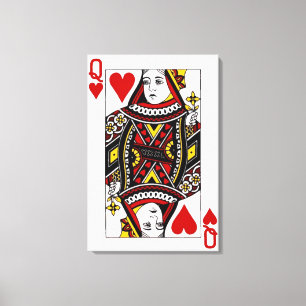 Queen of Hearts Canvas Print