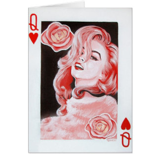 Queen of Hearts Card